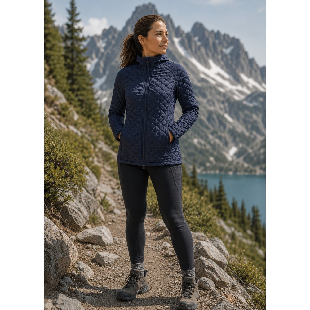 Icebreaker MerinoLOFT Hyperia Lite Quilted Puffer Jacket Black Medium